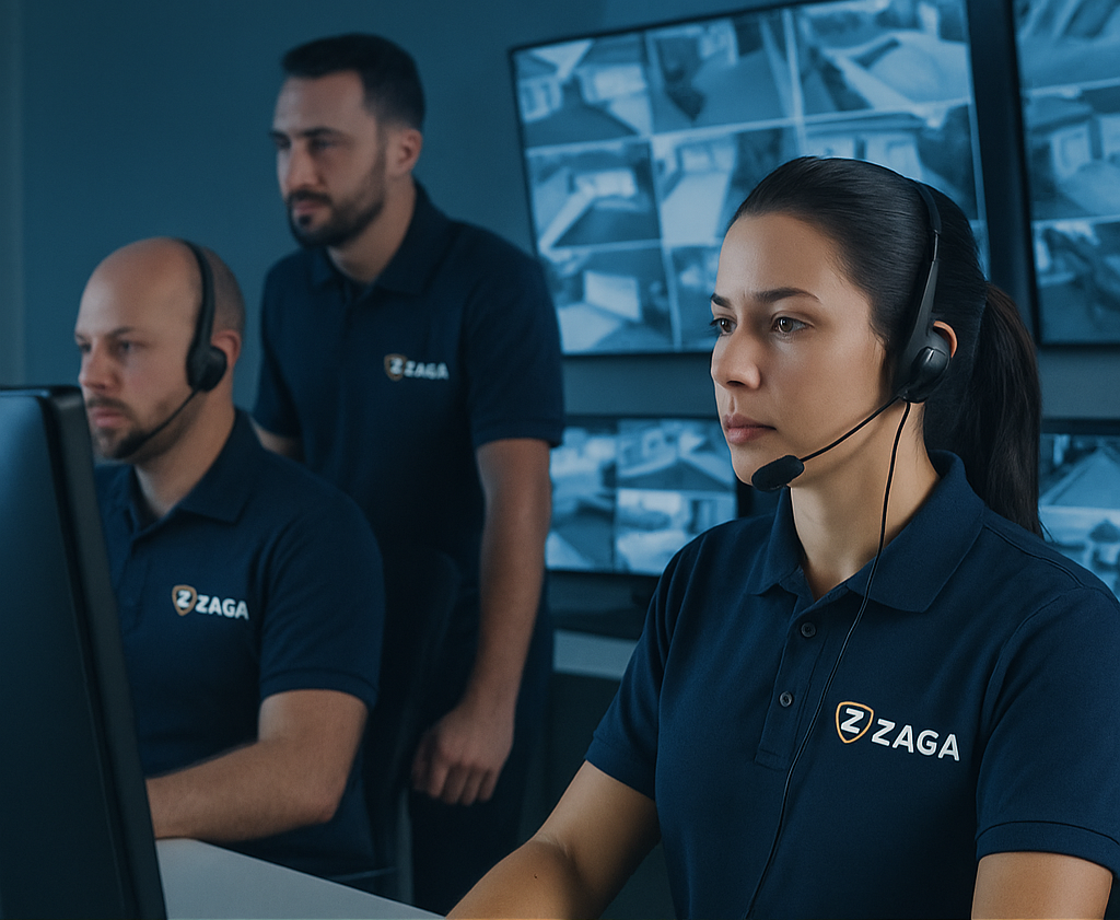 Equipe ZAGA finalizando instalação